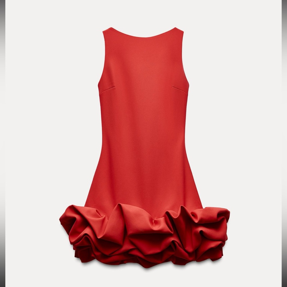 ZARA Red Dress - Picture 5 of 8